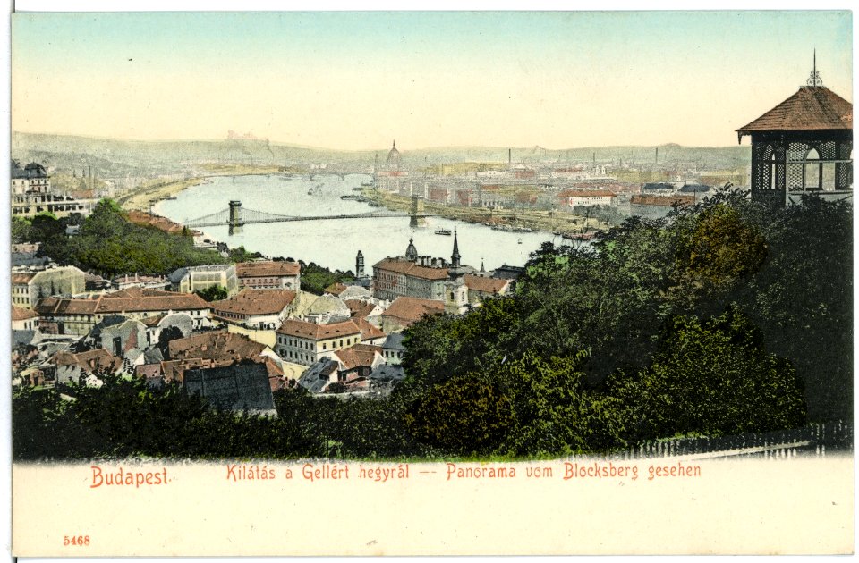 05468-Budapest-1904-Panorama vom Blocksberg gesehen-Brück & Sohn Kunstverlag