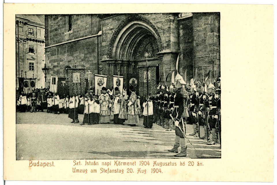 05419-Budapest-1904-Umzug am Stefanstag 20. August 1904-Brück & Sohn Kunstverlag