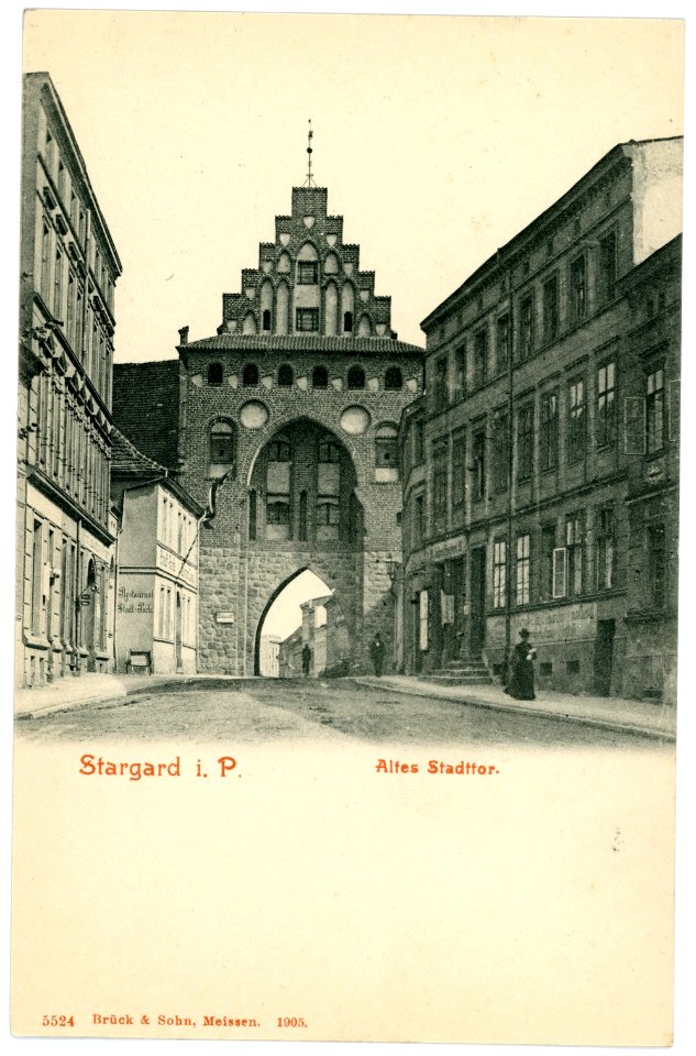 05524-Stargard-1904-Altes Stadttor-Brück & Sohn Kunstverlag