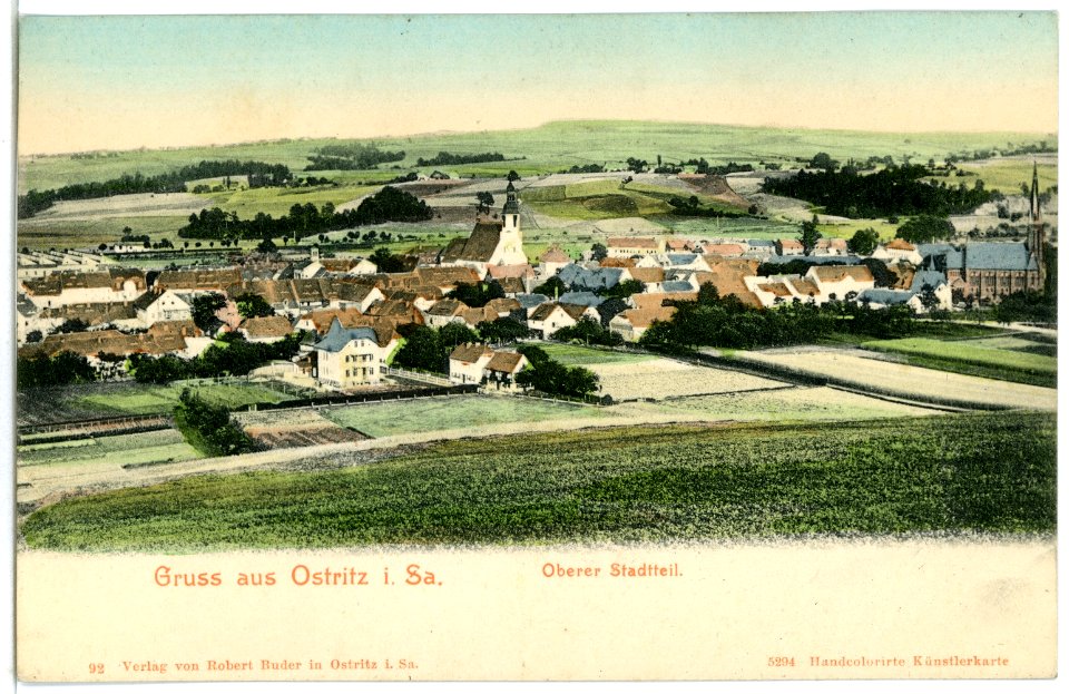 05294-Ostritz-1904-Oberer Stadtteil-Brück & Sohn Kunstverlag