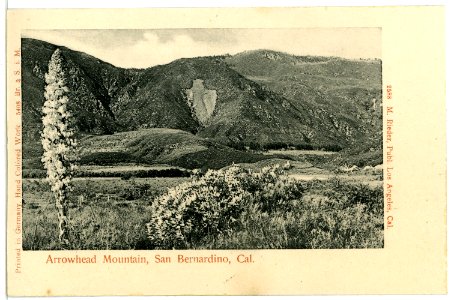 05408-San Bernardino-1904-Arrowhead Mountain, San Bernhardino-Brück & Sohn Kunstverlag