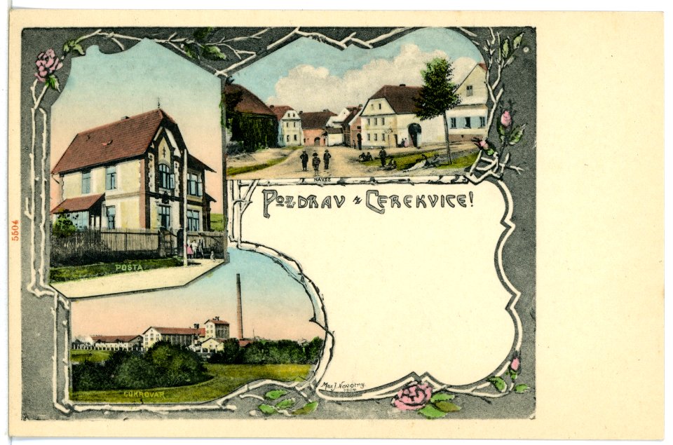 05504-Cerekvice-1904-Pozdrav Cerekvice - verschiedene Stadtansichten-Brück & Sohn Kunstverlag