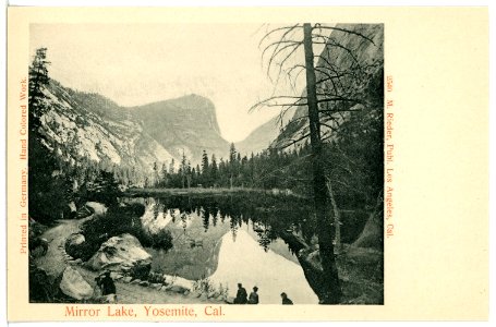 04924-Yosemite-1903-Mirror Lake-Brück & Sohn Kunstverlag