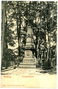 05684-Freiberg-1905-Kriegerdenkmal-Brück & Sohn Kunstverlag
