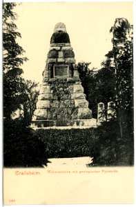 05413-Crailsheim-1904-Wilhelmshöhe mit geologischer Pyramide-Brück & Sohn Kunstverlag