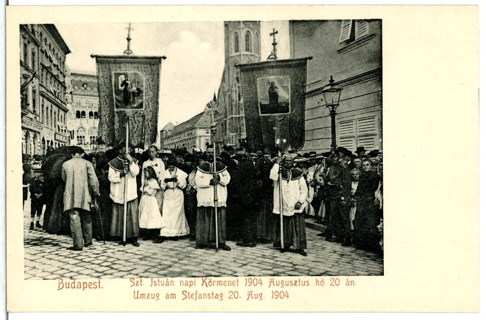 05423-Budapest-1904-Umzug am Stefanstag 20. August 1904-Brück & Sohn Kunstverlag
