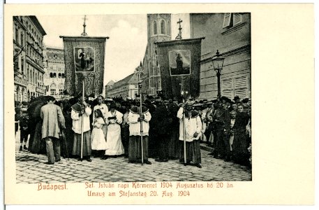 05423-Budapest-1904-Umzug am Stefanstag 20. August 1904-Brück & Sohn Kunstverlag
