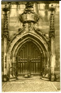 13863-Weißenfels-1912-Portal der Marienkirche-Brück & Sohn Kunstverlag