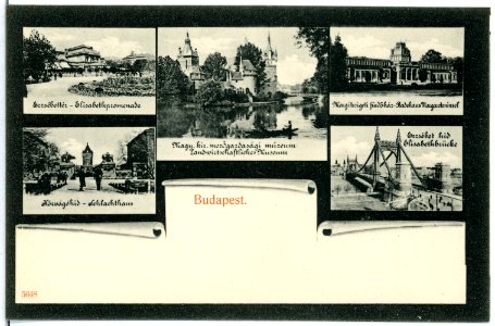 05648-Budapest-1904-Verschiedene Stadtansichten-Brück & Sohn Kunstverlag photo