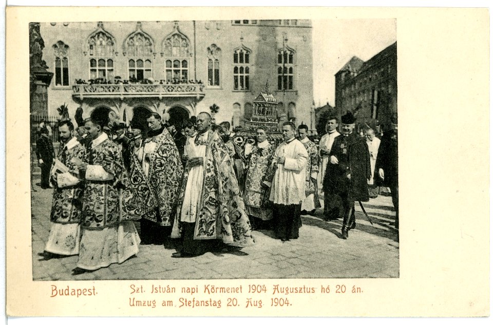 05421-Budapest-1904-Umzug am Stefanstag 20. August 1904-Brück & Sohn Kunstverlag