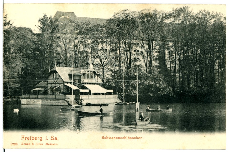 05226-Freiberg-1904-Schwanenschlößchen-Brück & Sohn Kunstverlag