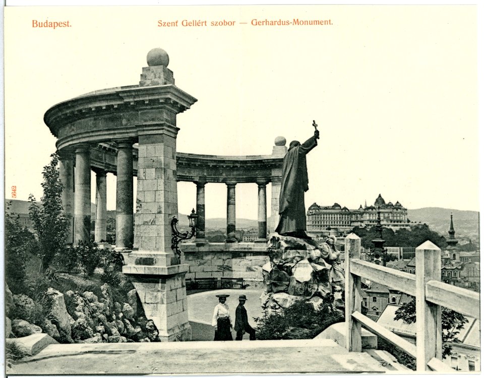 05642-Budapest-1904-Gerhardus - Monument-Brück & Sohn Kunstverlag