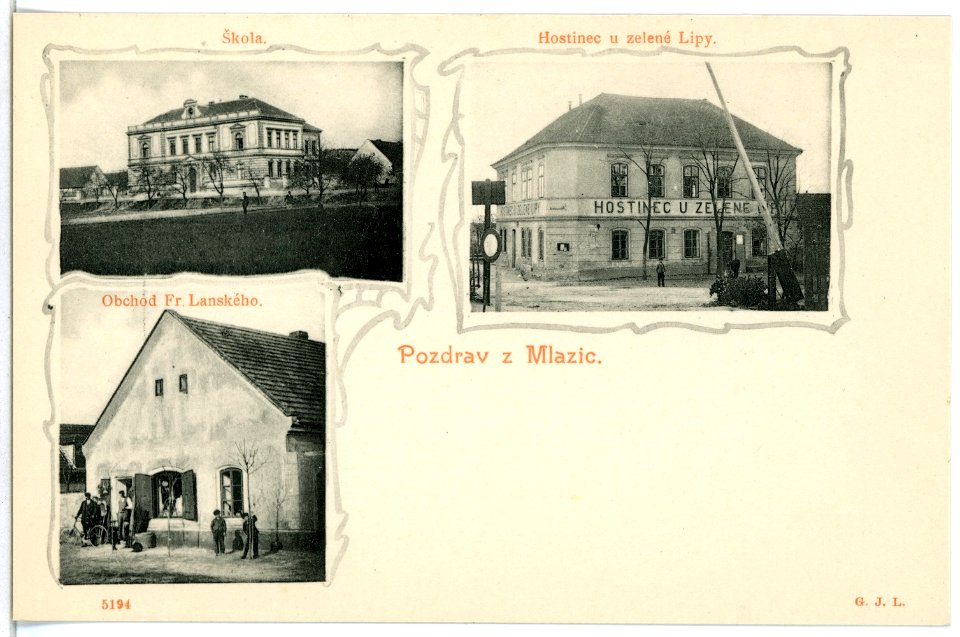 05194-Mlazic-1904-verschiedene Bauwerke-Brück & Sohn Kunstverlag