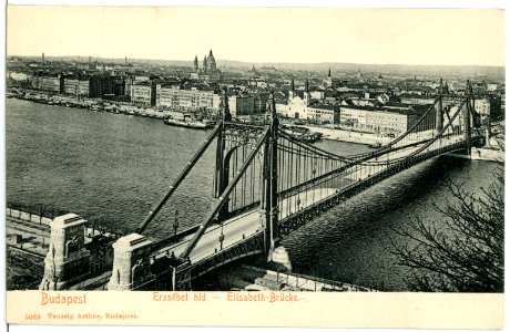 05069-Budapest-1904-Elisabeth - Brücke über die Donau-Brück & Sohn Kunstverlag