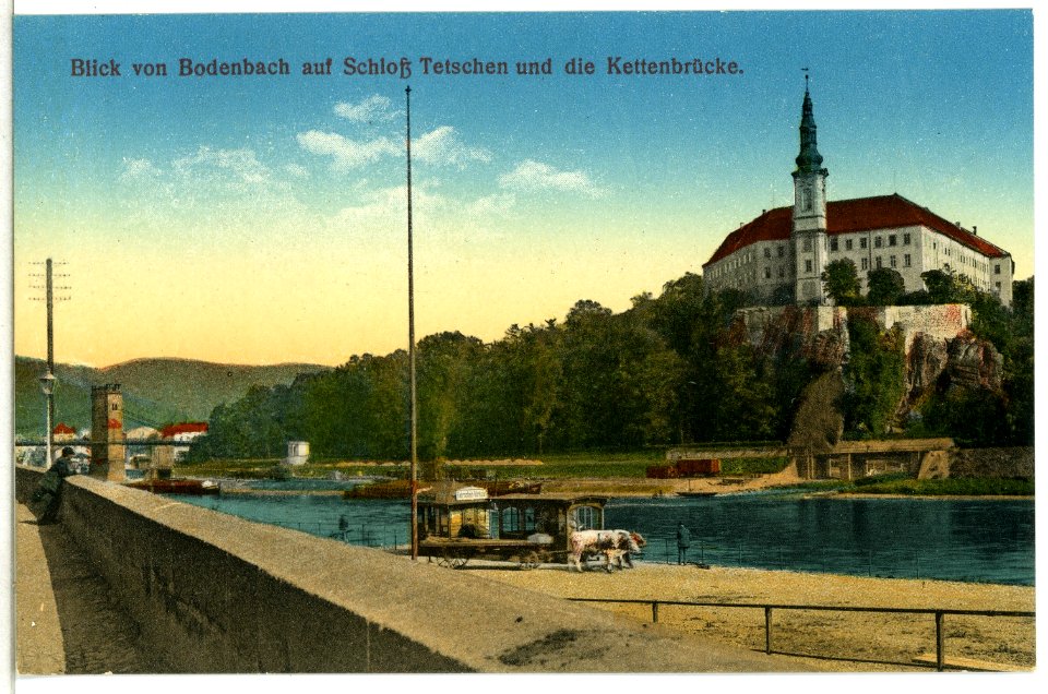 13484-Bodenbach-1911-Schloß Tetschen-Brück & Sohn Kunstverlag