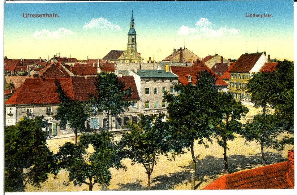 13973-Großenhain-1912-Lindenplatz-Brück & Sohn Kunstverlag