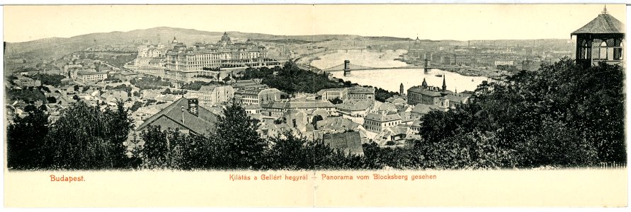05469-Budapest-1904-Panorama vom Blocksberg gesehen-Brück & Sohn Kunstverlag