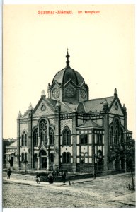 13450-Szatmar-Nemeti-1911-Izr. templom-Brück & Sohn Kunstverlag