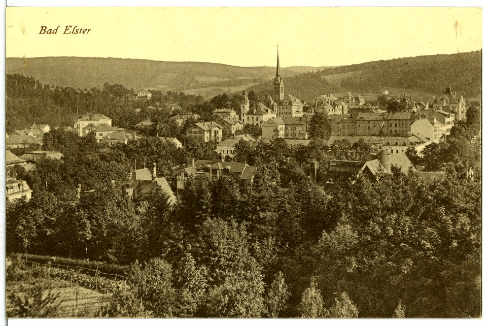 13564-Bad Elster-1911-Blick auf Bad Elster-Brück & Sohn Kunstverlag