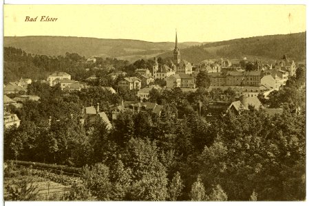 13564-Bad Elster-1911-Blick auf Bad Elster-Brück & Sohn Kunstverlag