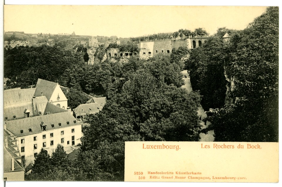 05259-Luxemburg-1904-Les Rochers du Bock-Brück & Sohn Kunstverlag