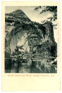 04934-Yosemite-1903-North Dome and Royal Arches-Brück & Sohn Kunstverlag