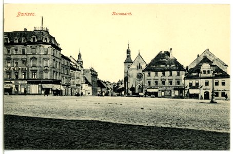 04992-Bautzen-1903-Kornmarkt-Brück & Sohn Kunstverlag