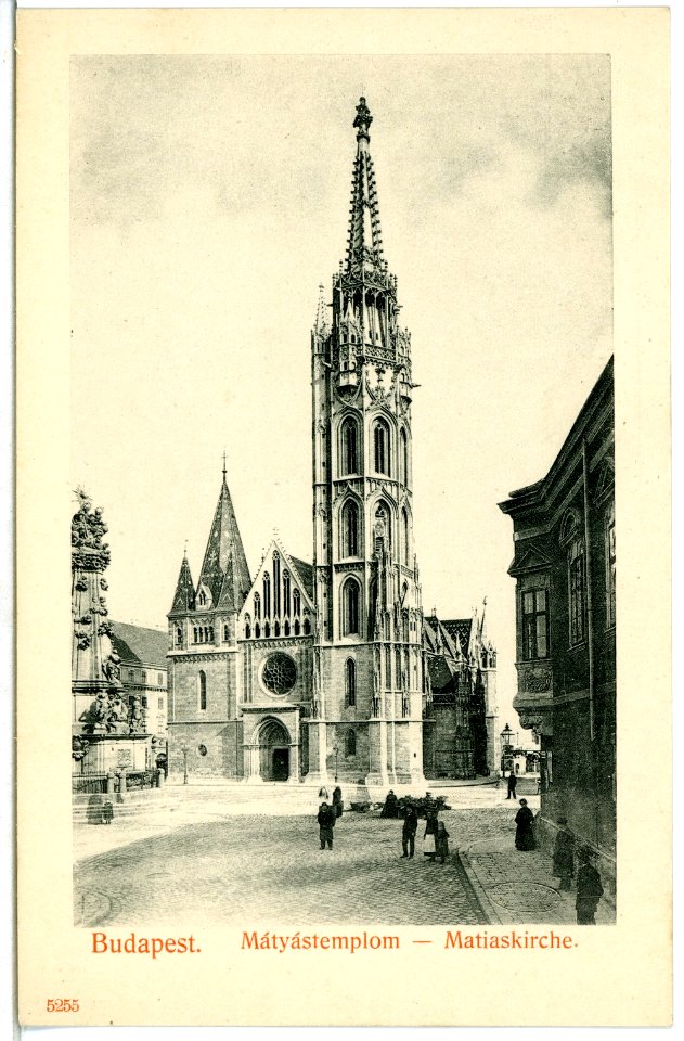 05255-Budapest-1904-Matiaskirche-Brück & Sohn Kunstverlag