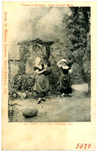 05675-Santa Barbara-1905-Scene in Mission Canyon, Santa Barbara-Brück & Sohn Kunstverlag