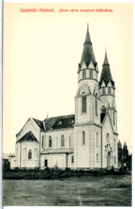 13454-Szatmar-Nemeti-1911-Jezus szive templom-Brück & Sohn Kunstverlag