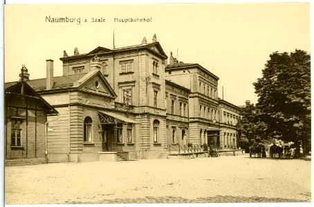 13981-Naumburg-1912-Hauptbahnhof-Brück & Sohn Kunstverlag