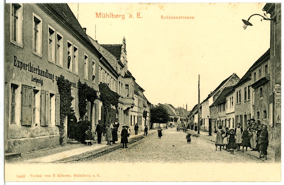 05443-Mühlberg-1904-Schloßstraße-Brück & Sohn Kunstverlag