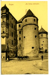 05387-Torgau-1904-Vor dem Schloß-Brück & Sohn Kunstverlag