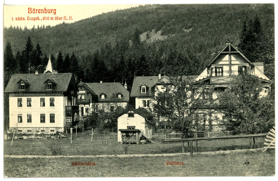 05026-Bärenburg-1904-Schäfermühle - Waldhaus-Brück & Sohn Kunstverlag
