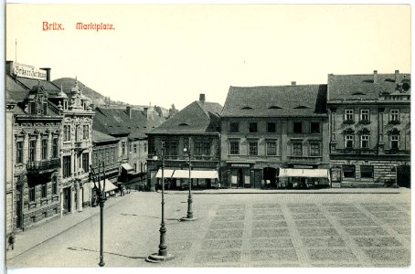 13879-Brüx-1912-Marktplatz-Brück & Sohn Kunstverlag
