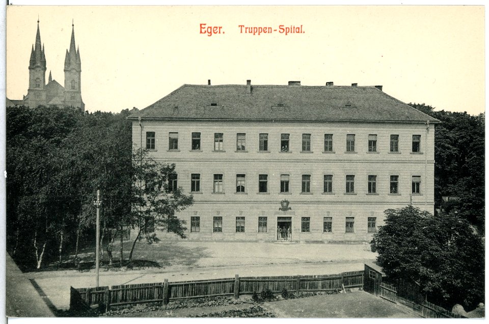 13875-Eger-1912-Truppenspital-Brück & Sohn Kunstverlag
