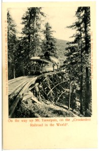 05409-Mill Valley-1904-On the way up Mt. Tamalpais, on the "Crookedest Railroad"-Brück & Sohn Kunstverlag