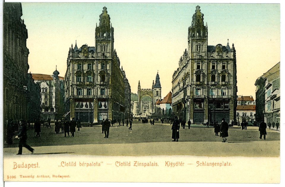 05106-Budapest-1904-Schlangenplatz-Brück & Sohn Kunstverlag
