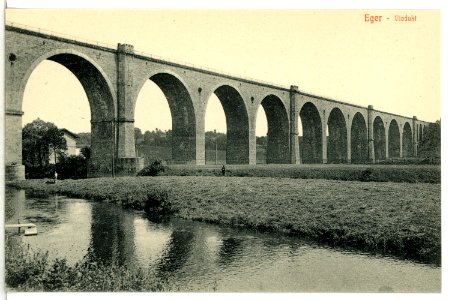 13508-Eger-1911-Viadukt-Brück & Sohn Kunstverlag