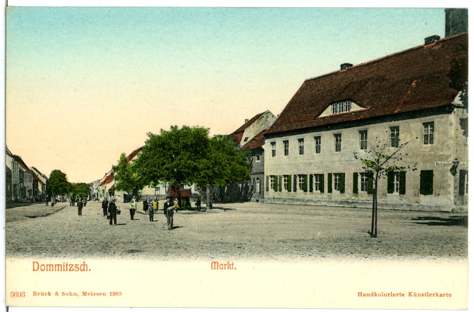 05693-Dommitzsch-1905-Markt-Brück & Sohn Kunstverlag