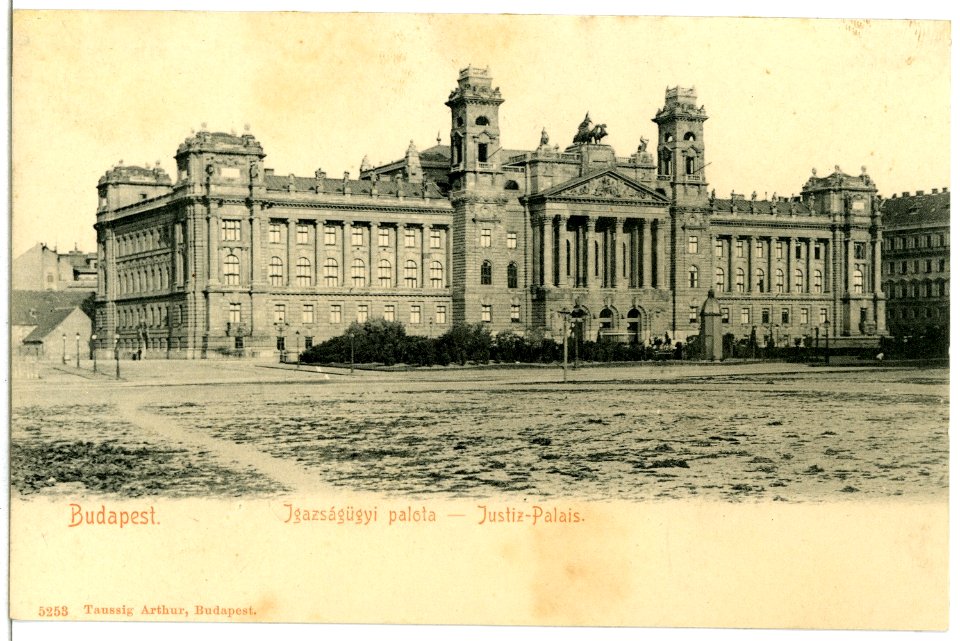 05253-Budapest-1904-Justiz - Palais-Brück & Sohn Kunstverlag
