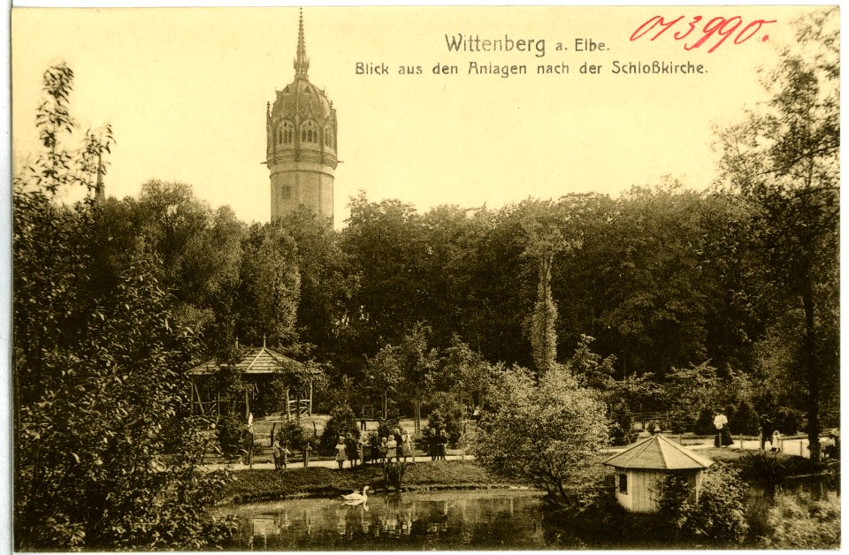 13990-Wittenberg-1912-Schloßkirche-Brück & Sohn Kunstverlag