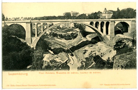 05297-Luxemburg-1904-Pont Adolphe-Brück & Sohn Kunstverlag