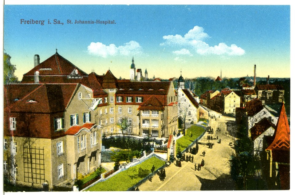 13486-Freiberg-1911-St. Johannis - Hospital-Brück & Sohn Kunstverlag