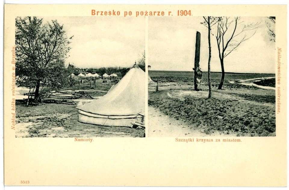 05513-Brzesko-1904-Brzesko po pozarze (Brzesko nach Brand)-Brück & Sohn Kunstverlag