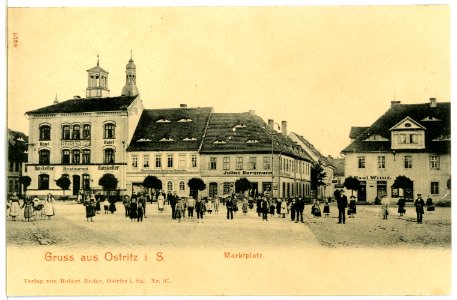 05338-Ostritz-1904-Marktplatz-Brück & Sohn Kunstverlag