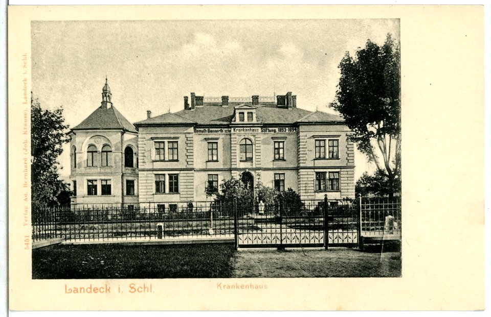 05451-Landeck-1904-Krankenhaus-Brück & Sohn Kunstverlag