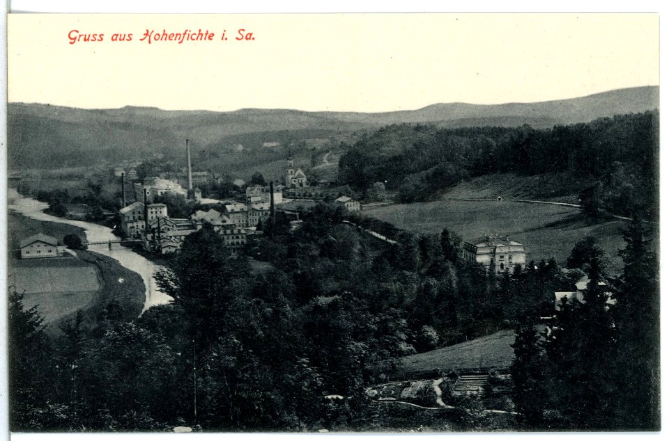 13648-Hohenfichte-1911-Blick auf Hohenfichte-Brück & Sohn Kunstverlag