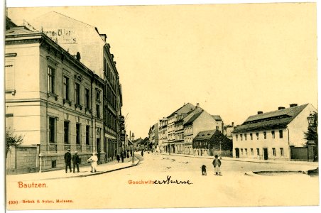 04990-Bautzen-1903-Goschwitzer Straße-Brück & Sohn Kunstverlag