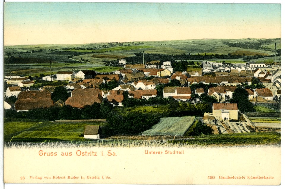 05295-Ostritz-1904-Unterer Stadtteil-Brück & Sohn Kunstverlag